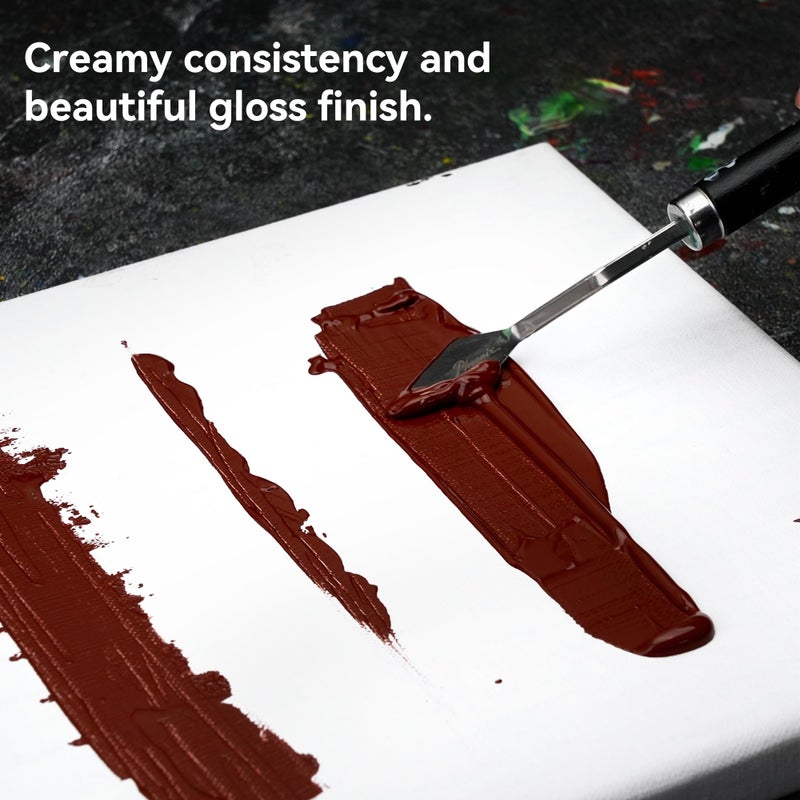 PHOENIX Acrylic Paint Set, 24x12ml Tubes, Non-toxic Craft Paints for Canvas, Paper, Wood, Ceramic, Acrylic Painting Art Supplies for Adults, Beginners - Image 4